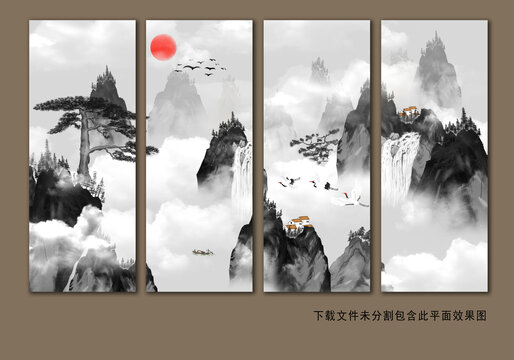 古典山水裝飾畫