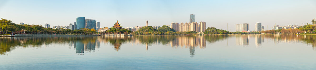 佛山顺峰山公园全景