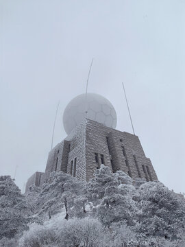 黄山雪景