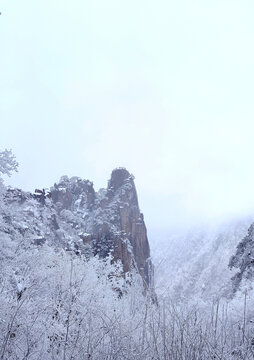 黄山雪景