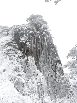 冬季黄山