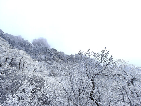 冬季黄山