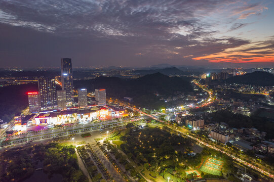 广州增城区夜景