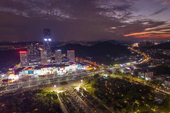 广州增城区夜景