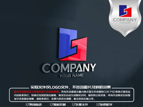 J字母标志logo