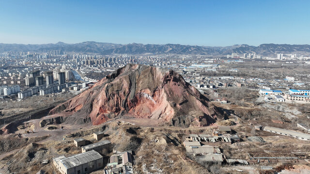 博山煤炭煤矸石山