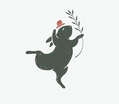 紅帽子小兔與樹枝