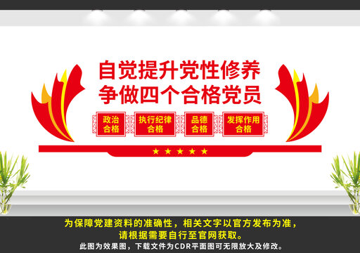 爭做四個合格黨員