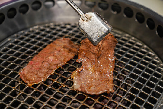 日式烧肉韩式烤肉肥牛美食