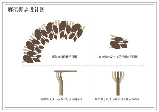 廊架概念图ai