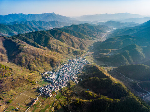 山区农村地形地貌