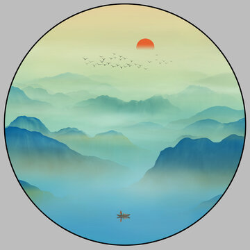 國畫山水
