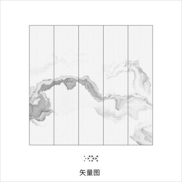 新中式鏤空圖案