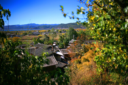 乡村瓦房