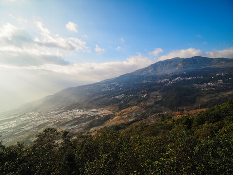 撒玛坝梯田宝华乡