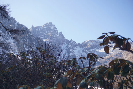 雪山雪景