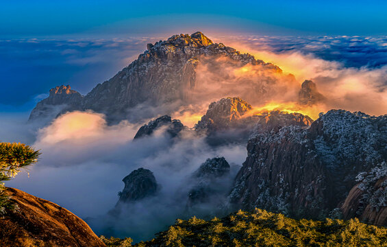 黃山日出