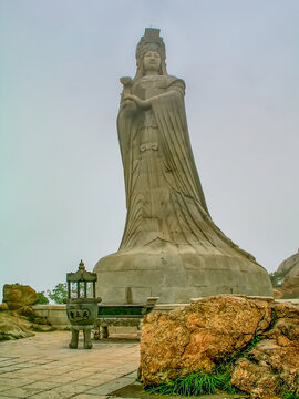 湄州岛妈祖庙妈祖塑像