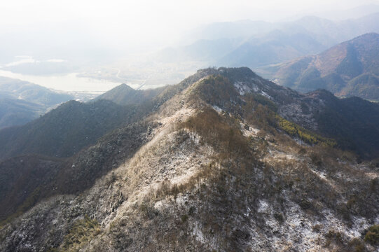 杭州市富阳区洞桥镇雪景