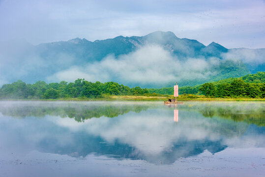 中国湖北神农架大九湖风光