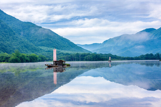 中国湖北神农架大九湖风光