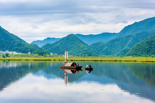 中国湖北神农架大九湖风光