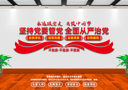 四個自我文化墻
