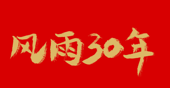 風(fēng)雨30年