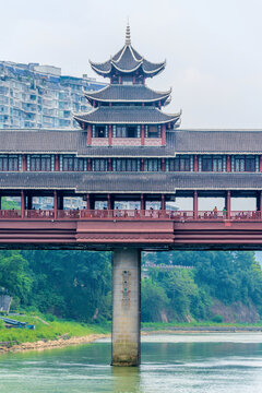 中国湖北恩施风雨桥