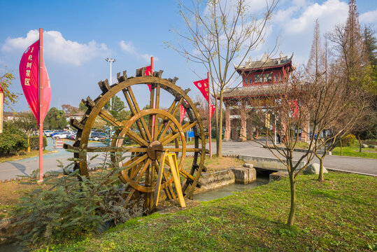 郫都区青杠树水车