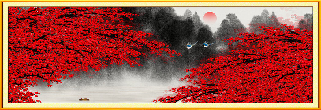 梅花裝飾畫