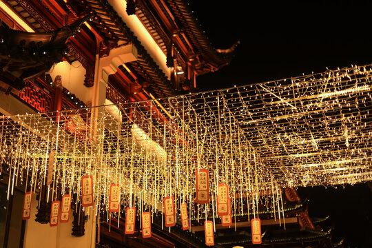 上海城隍庙豫园夜景