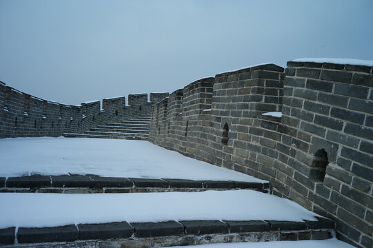 长城雪景