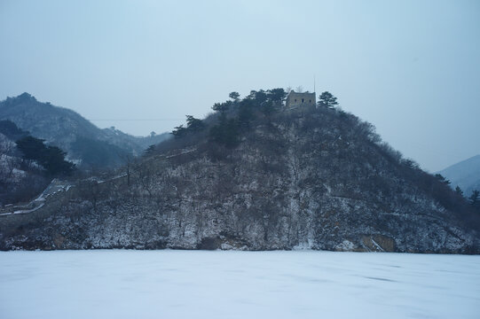 长城雪景