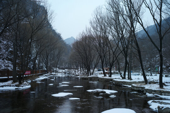 长城雪景