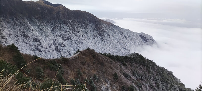 武功山雪景