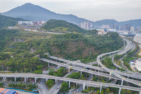 深圳盐田梧桐山道立交