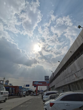 郑州天空好看大气的云