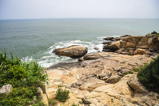 礁石海岸