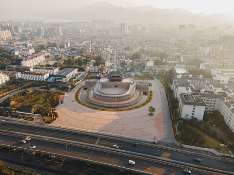 凉山西昌建昌古城航拍