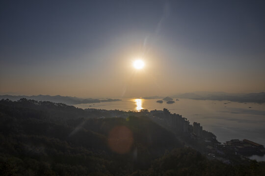 千岛湖夕阳