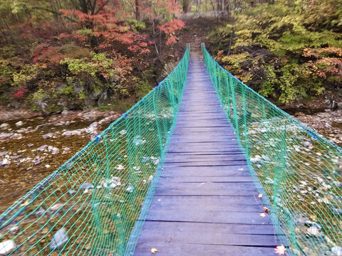 红秋木桥