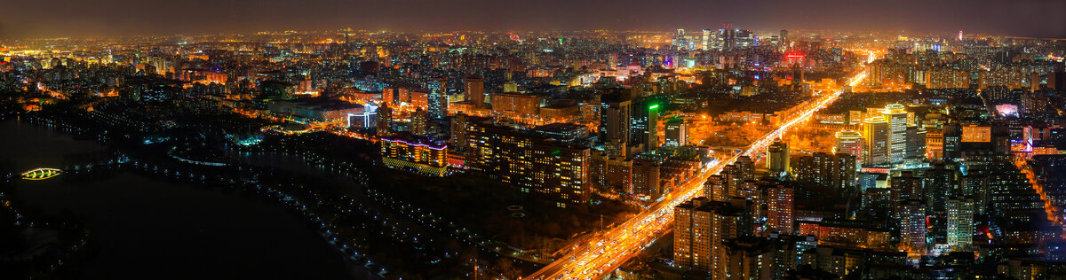 北京都市夜景