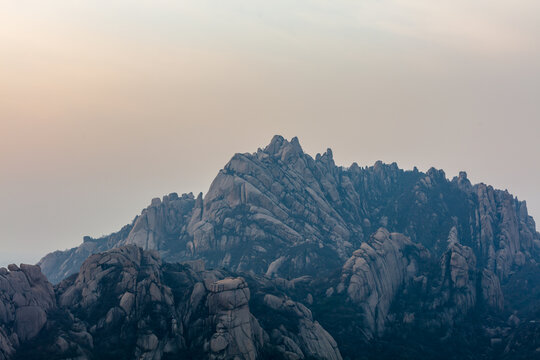 冬天的山