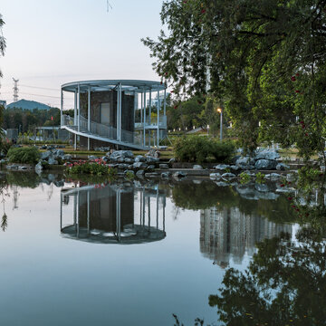 洪湖公园观景台建筑