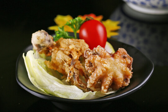 油炸八爪魚