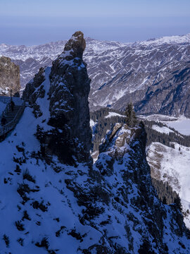 新疆天山雪山