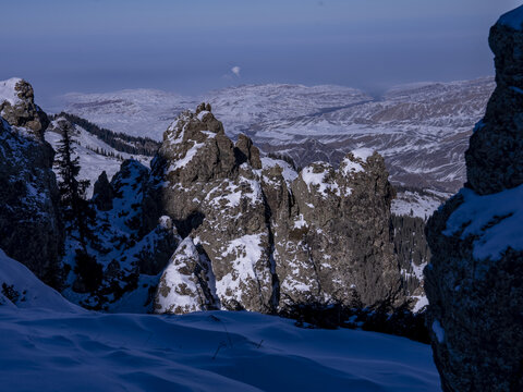 新疆天山雪山