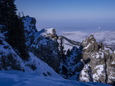 新疆天山雪山