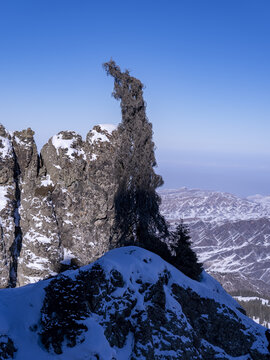 新疆天山雪山